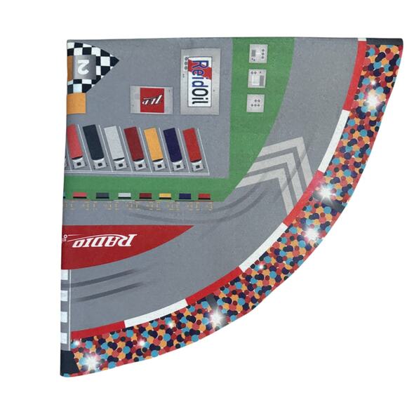 Radio Flyer 500 Super Speedway Ride On Toy Round About Play Mat Reid Oil for Kid - Picture 4 of 6